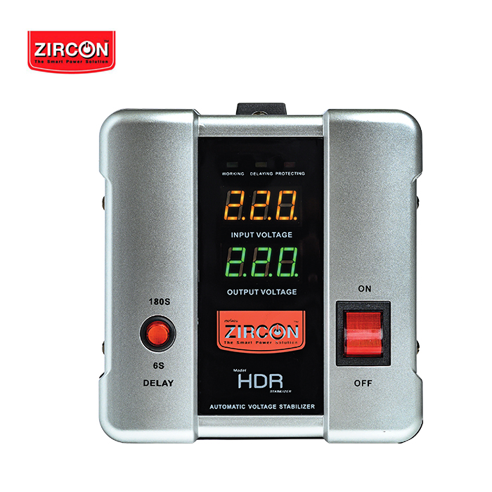 Zircon เครื่องปรับแรงดันไฟฟ้าอัตโนมัติ Automatic Voltage Stabilizer/ HDR/ 1000VA/800W